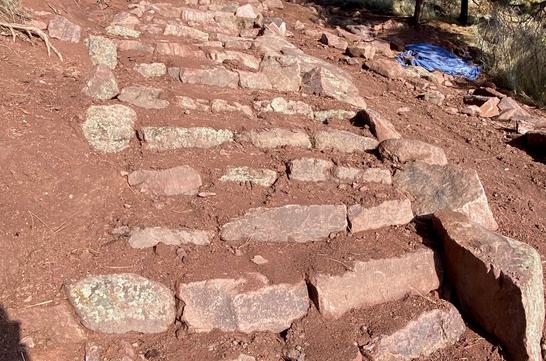 Rock Step Installation